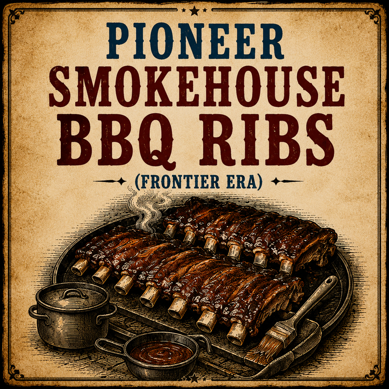 Pioneer Smokehouse BBQ Ribs Frontier Era