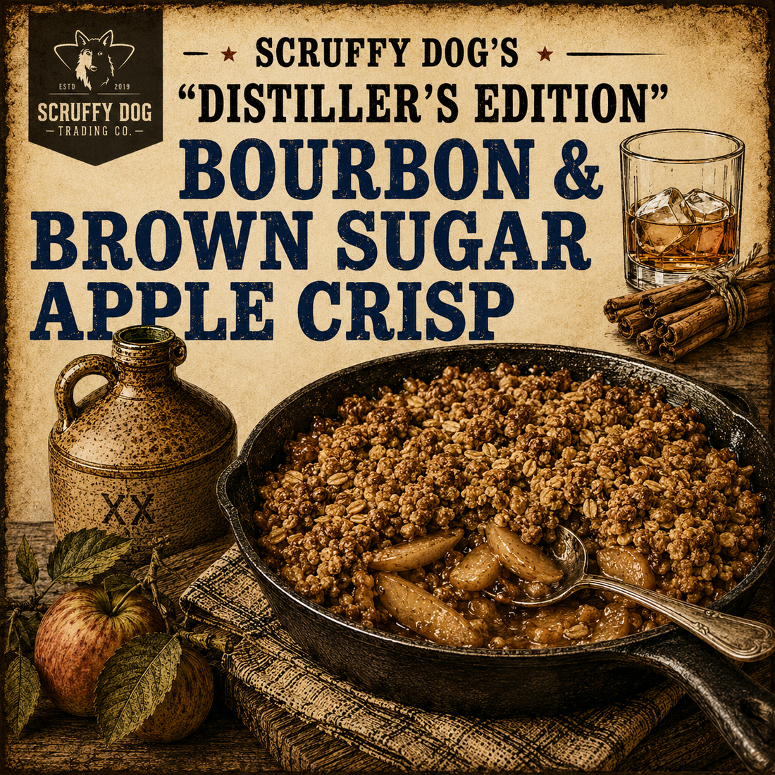 Scruffy Dog's Distiller's Edition - Bourbon & Brown Sugar Apple Crisp