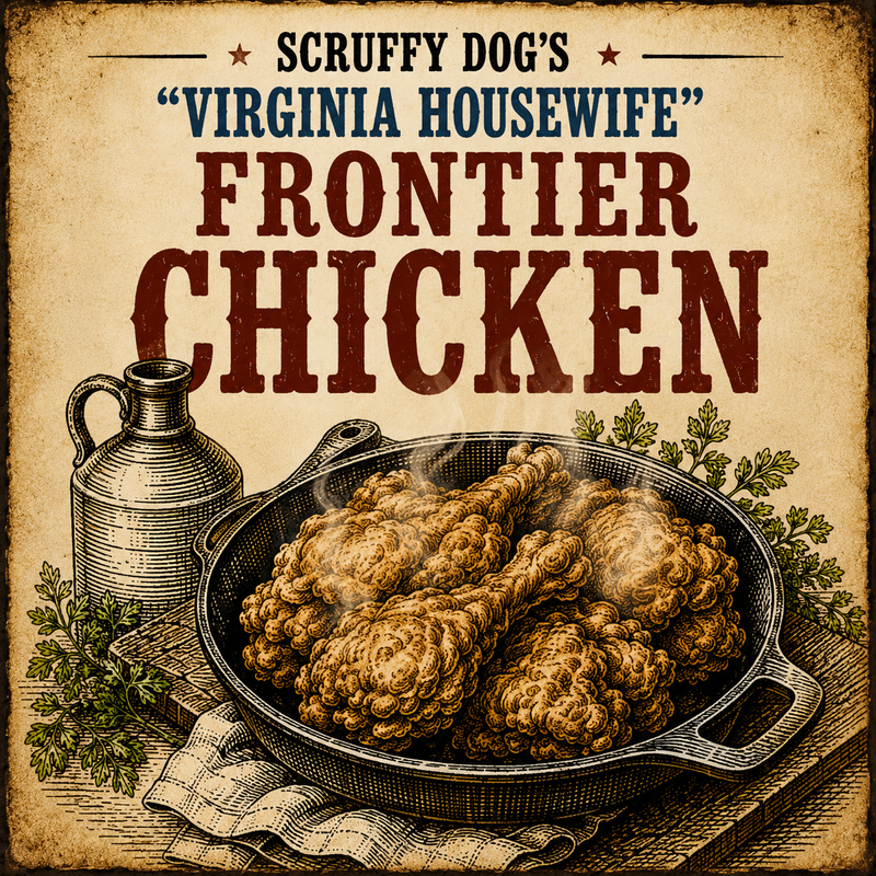 Virginia Housewife Frontier Chicken (1824)