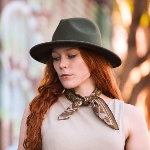 Premium Designer Bandana – Moss & Grey