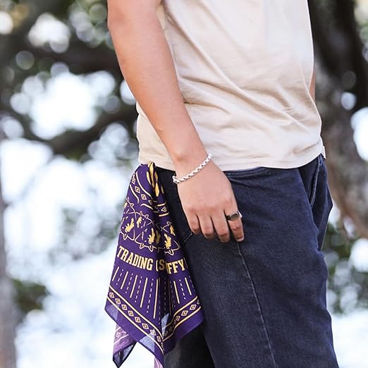 Scruffy Dog bandana cotton fabric print detail