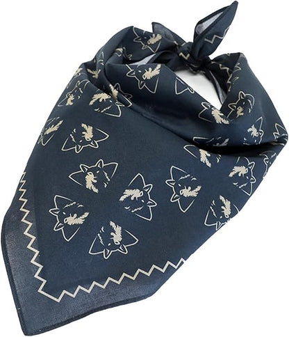 Premium Designer Bandana - Blue and Grey