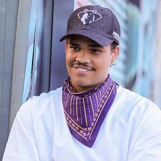 Scruffy Dog bandana worn as neckerchief unisex