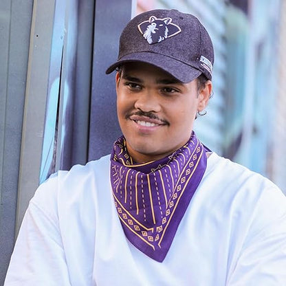 Scruffy Dog bandana worn as neckerchief unisex