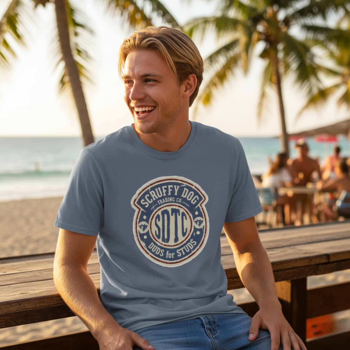 Duds for Studs vintage logo t-shirt Scruffy Dog Trading Co men
