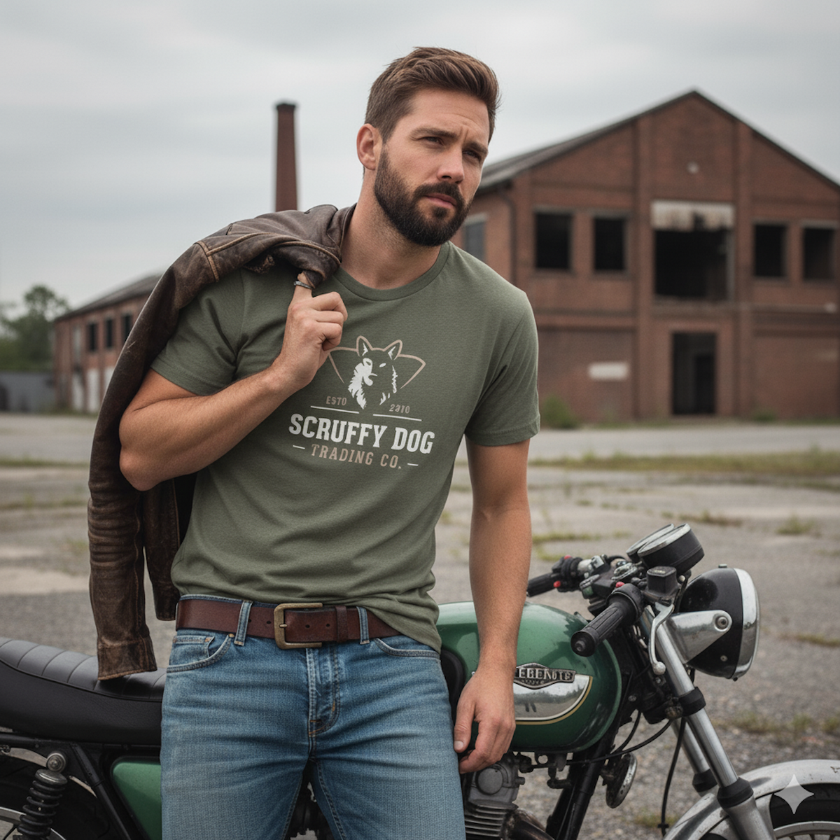 Classic Logo T-Shirt - Military Green