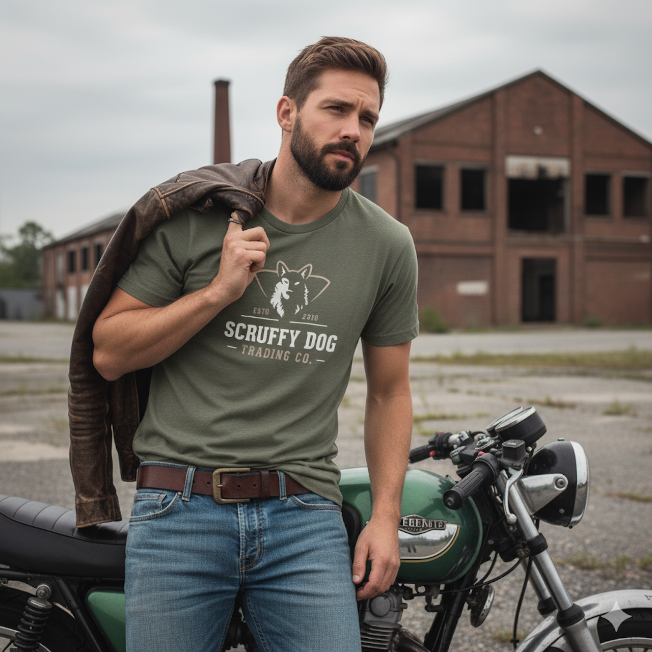 Scruffy Dog Classic Logo T-Shirt
