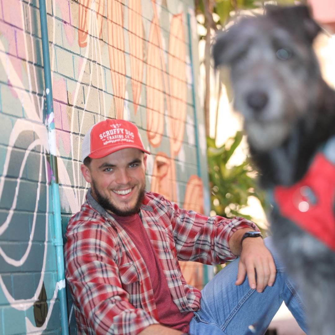 Premium Trucker Hat – Vintage Red