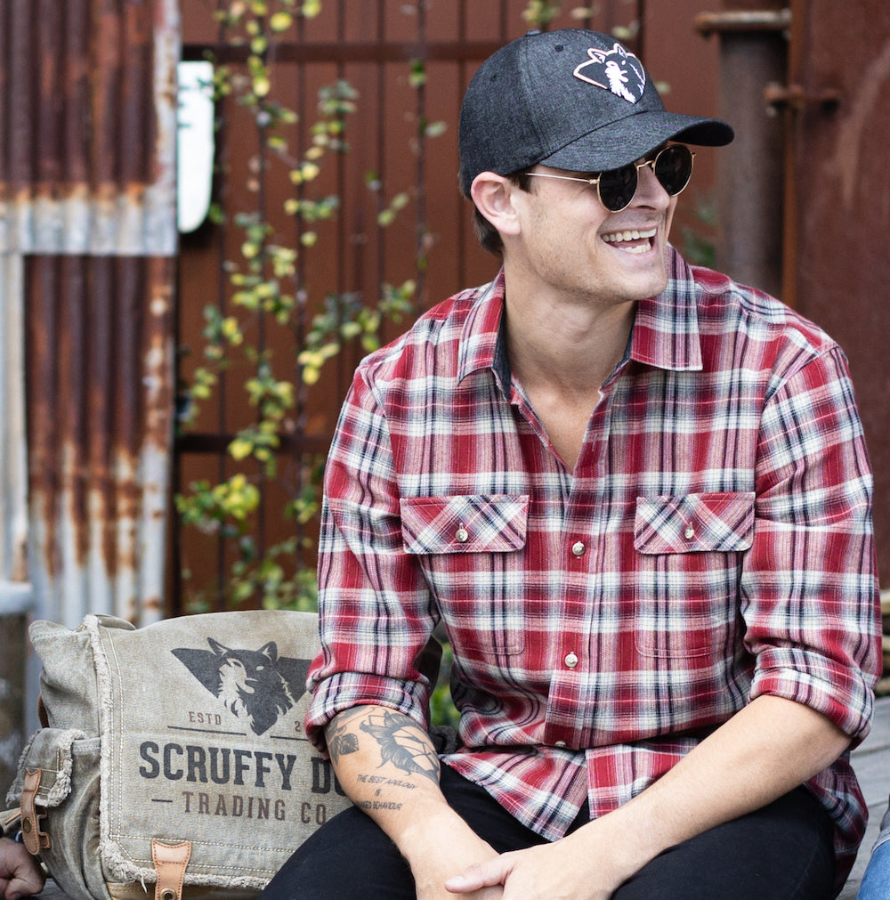 Premium Baseball Cap – Black Denim