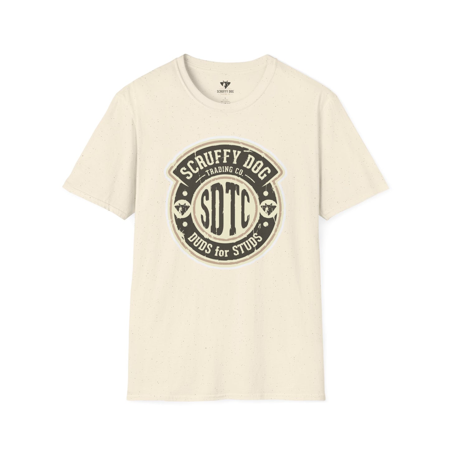 Scruffy Dog Duds for Studs t-shirt back view classic fit