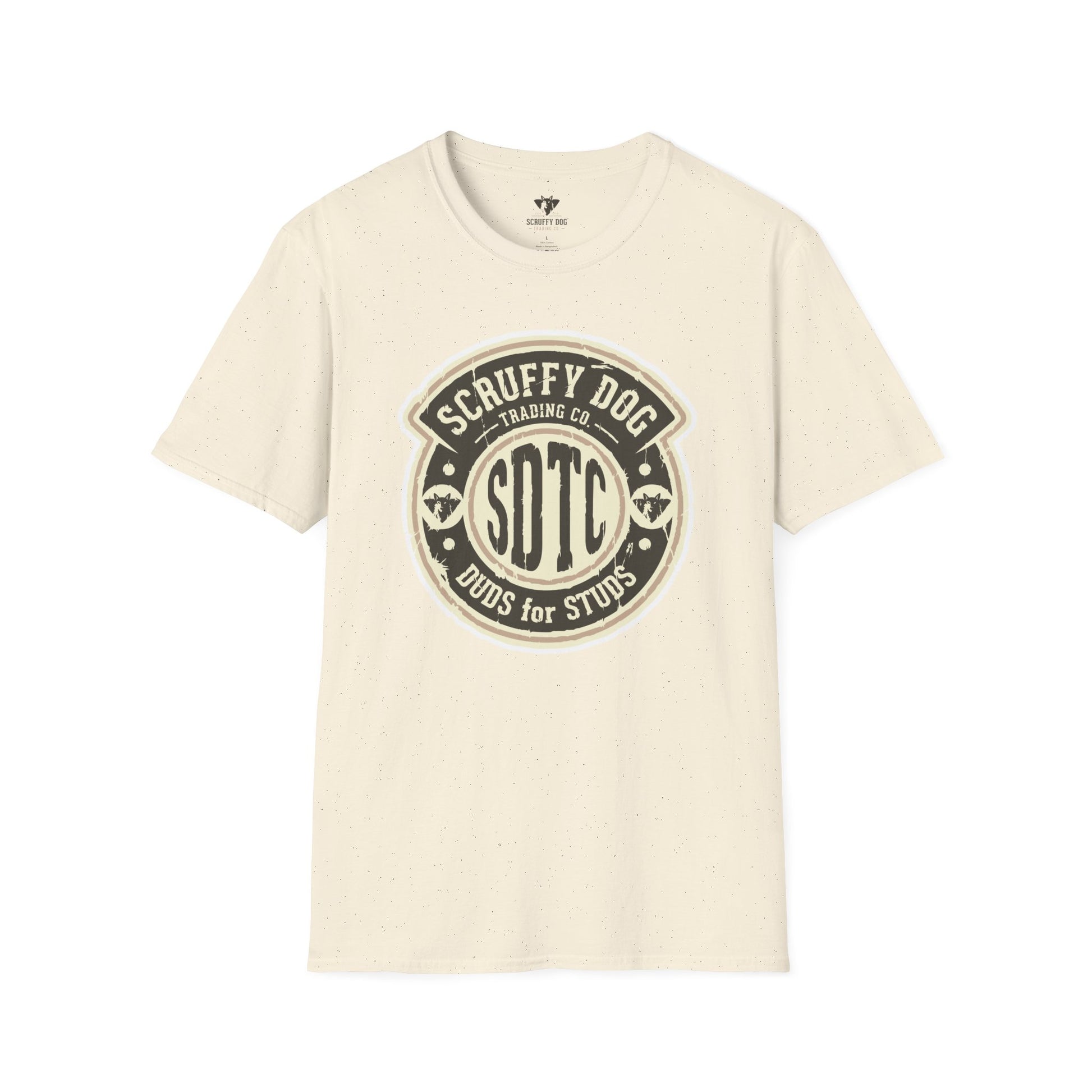 Scruffy Dog Duds for Studs t-shirt back view classic fit