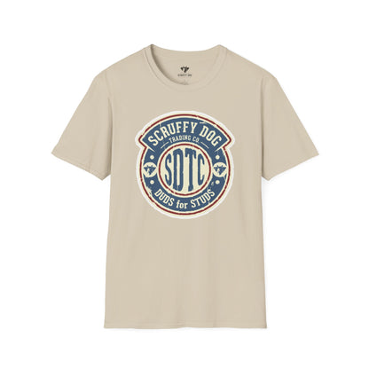 Duds for Studs vintage logo t-shirt in natural