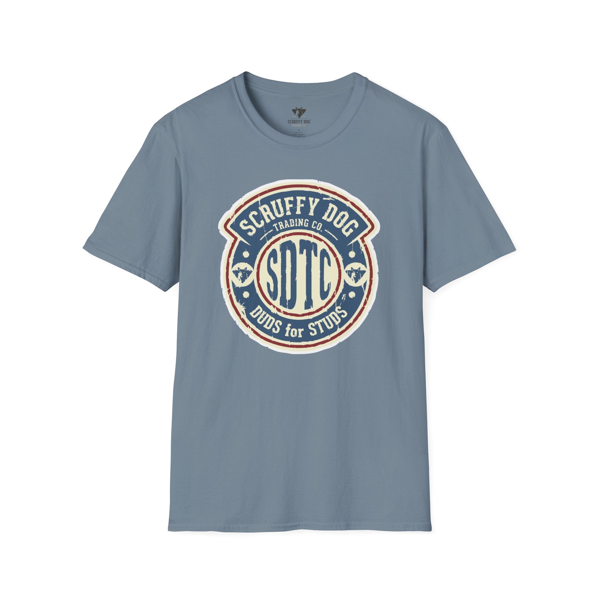 Scruffy Dog Duds for Studs t-shirt back view classic fit